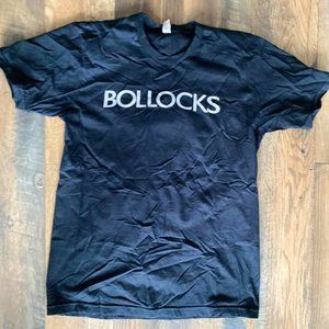 USED BBC America BOLLOCKS T-shirt Men’s Size MEDIUM American Apparel Britpop Mod